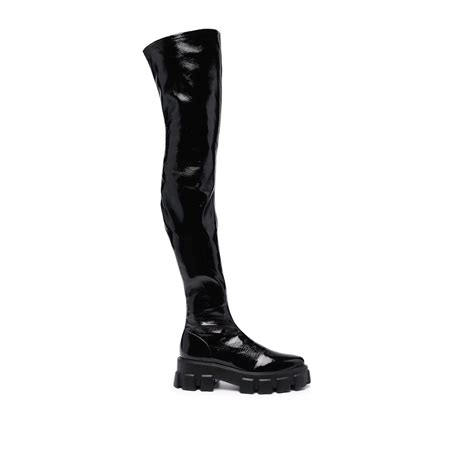 prada boot sale|prada thigh high boots.